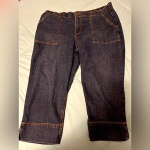 Capri jeans wide leg